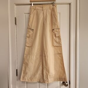 NWOT FP movement wide leg cargo pants sz xs